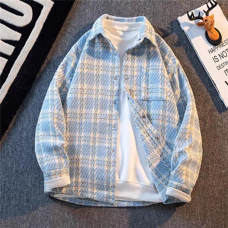 Autumn Chic Plaid Men's Jacket