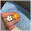 Summer fresh universal earrings, flowered, 2023, simple and elegant design