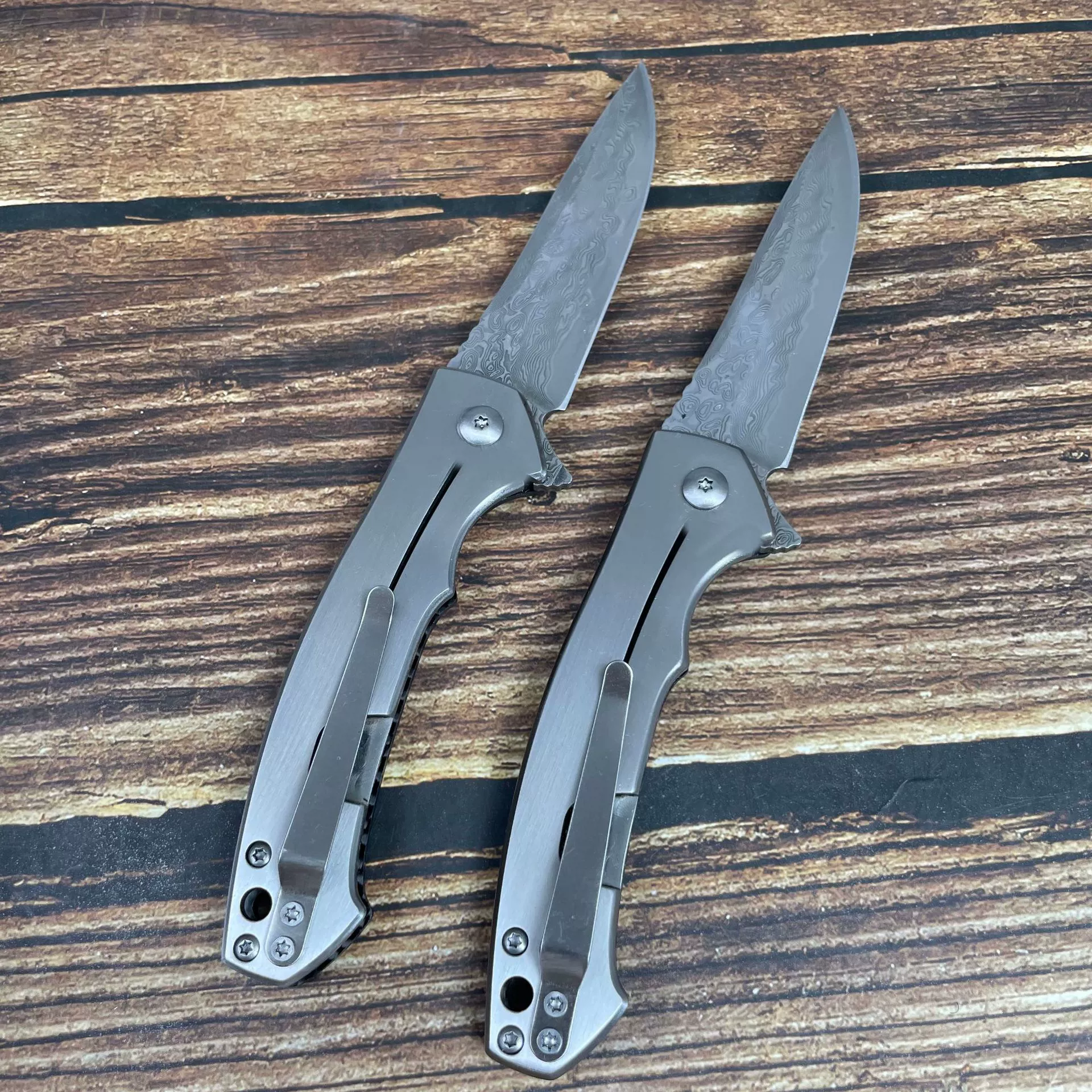 Кросс-партнерский горячий продаж ZT0450 складной нож карбоновая рукоять дамасская сталь острый складной нож EDC карманный нож