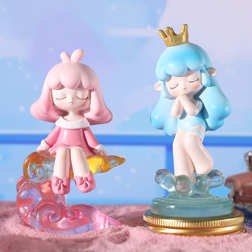 Twilight Elf Cartoon Blind Box Figure Girl Heart Desk Resin Ornament Birthday Gift Decoration for Boys and Girls