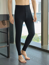 山羊绒打底裤男针织高腰弹力修身保暖裤秋冬内外穿显瘦羊毛小脚裤