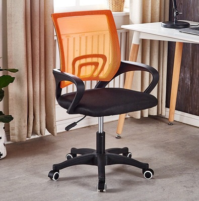 Silla de oficina de personal de elevación rápida y rotatoria, silla de computadora, silla de dormitorio de estudiantes, silla de respaldo.