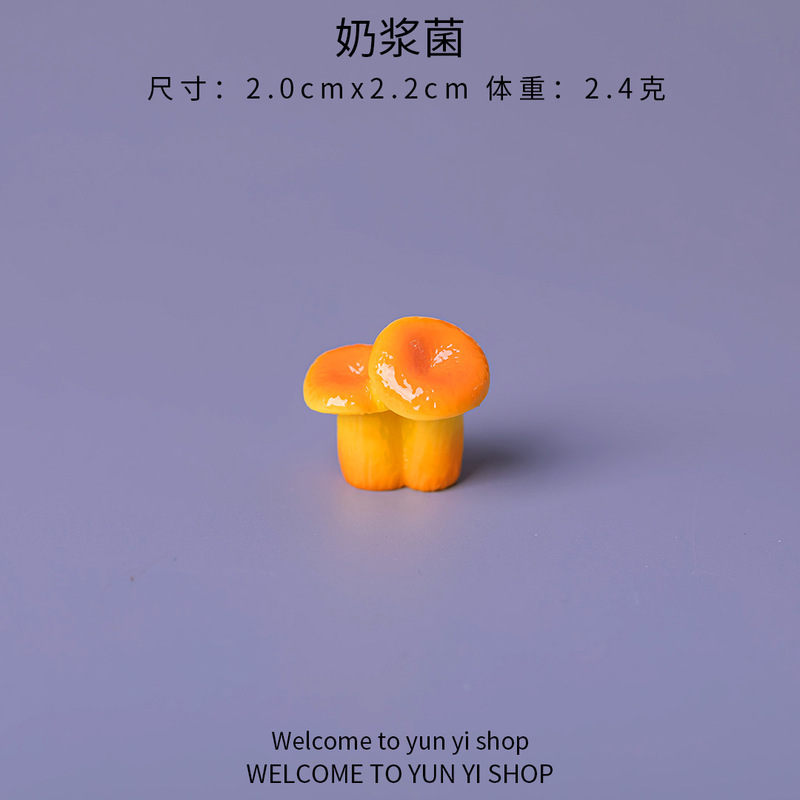 食玩小蘑菇菌香菇 微景观仿真diy装饰品盲袋配件迷你生态瓶小摆件|undefined
