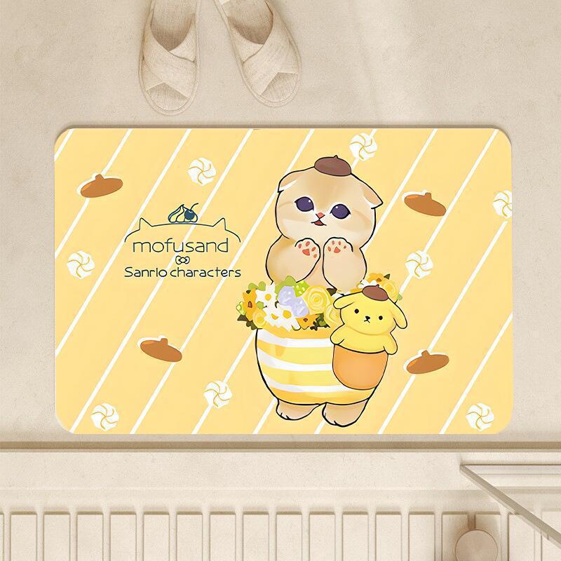 노란 새끼 고양이 아기