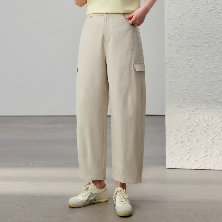 [Американский ретро ленивый дикий лэссал брюки] Слепое шоу большой размер женский толстый мм летний новый