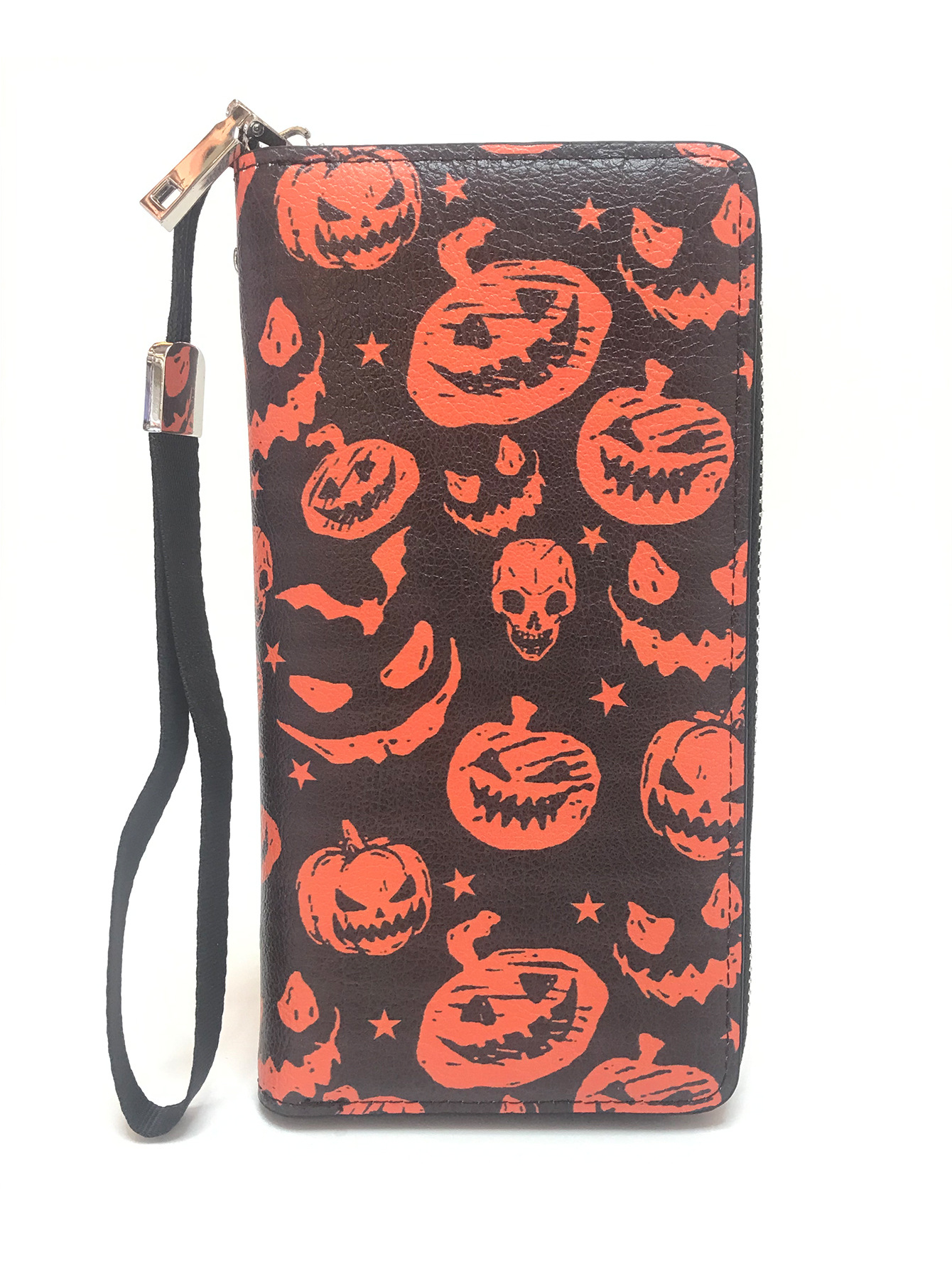 Bolsa de almacenamiento portátil de embrague nuevo multi-tarjeta de gran capacidad cremallera teléfono móvil Bolsa europea y americana retro larga cartera