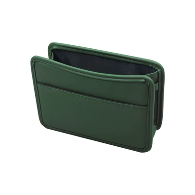 Car storage bag/box and Seat Back Hanging Car - dual-purpose-door-clip-box-green