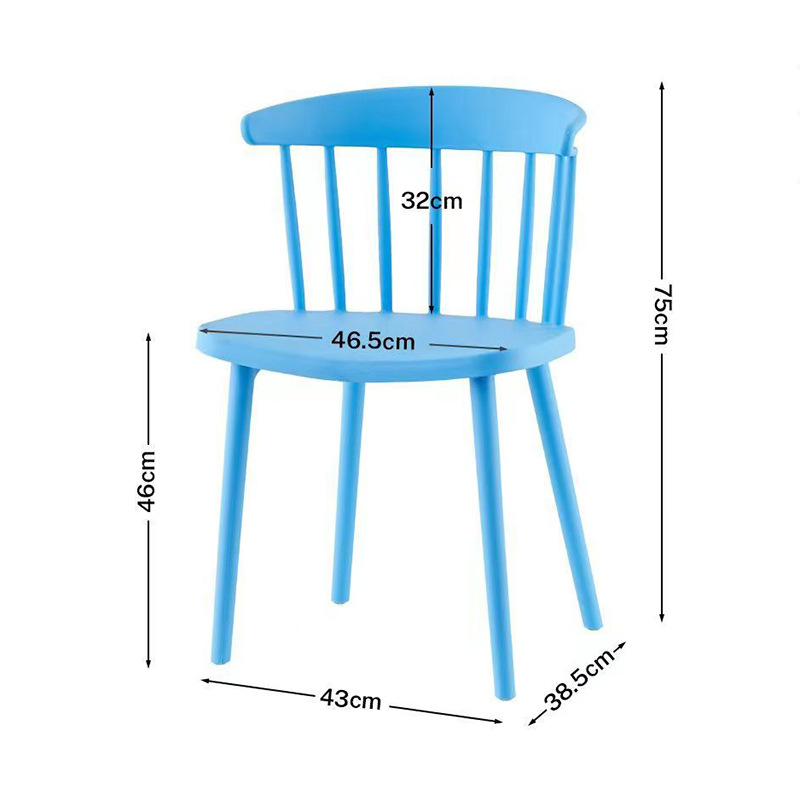 Inicio negociación Silla de escritorio perezoso respaldo Silla de comedor silla de oficina moderno estilo minimalista plástico ocio silla al por mayor