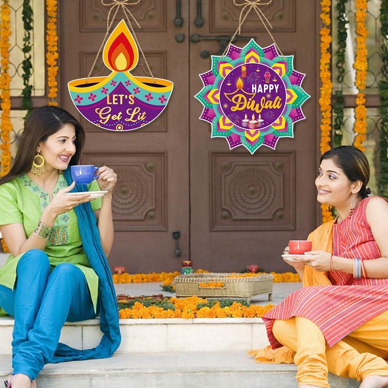 インド排灯節パーティー装飾ドア吊り飾りdiwali門前吊り飾り排灯節祭り装飾用品|undefined