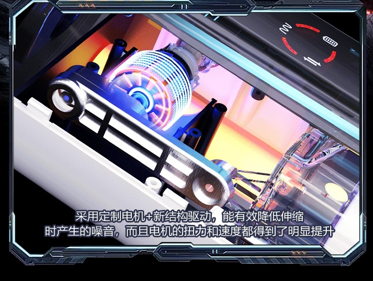 Mystery Calculator Aircraft Cup Telescopic Vibration Heating Male Masturbator with Screen Display — detail image 10
