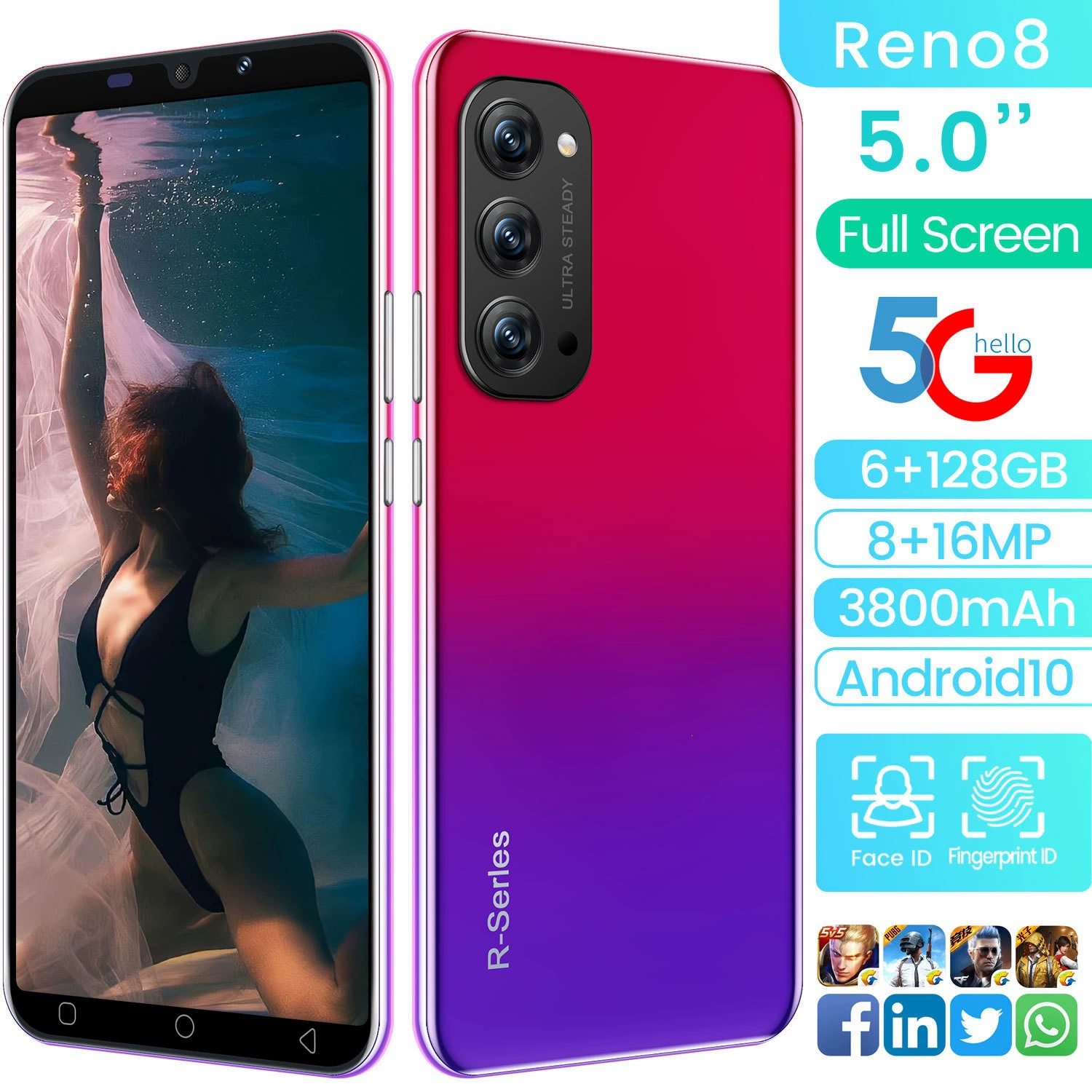 Перекрёстная торговля, мобильный телефон, смартфон, 2023, (Физические), Android 8.1