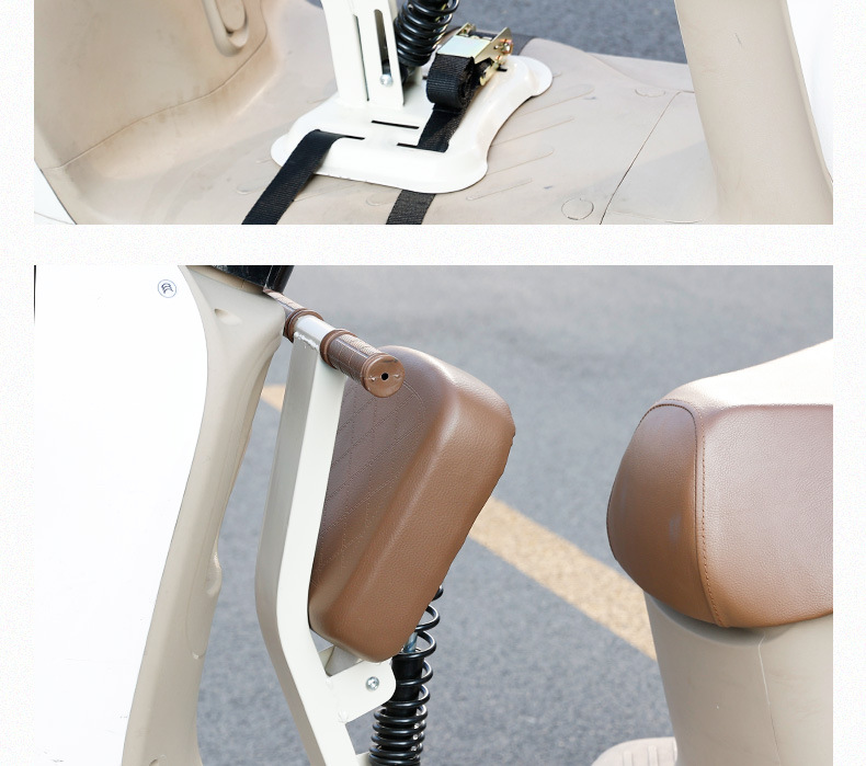Wholesale Yadi Electric Scooter Child Seat Front-Mounted Foldable Baby Electric Scooter Seat Motorcycle Shock Absorber