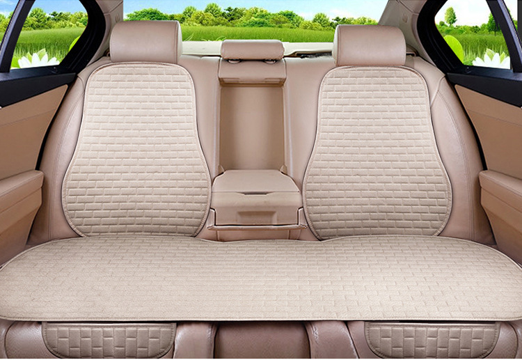 Seat Cover – Universal Seat cushion, seat cover - beige-back-2-pieces-rear-row