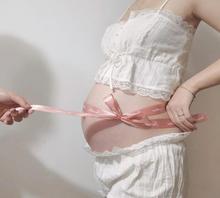 孕妇拍照性感服装影楼拍摄个人艺术照服装蕾丝吊带背心短裤套装
