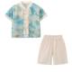 Children's Cheerleading Coat Kindergarten Primary School Games Opening Ceremony Group Class Coat Pleated Skirt Chorus Coat