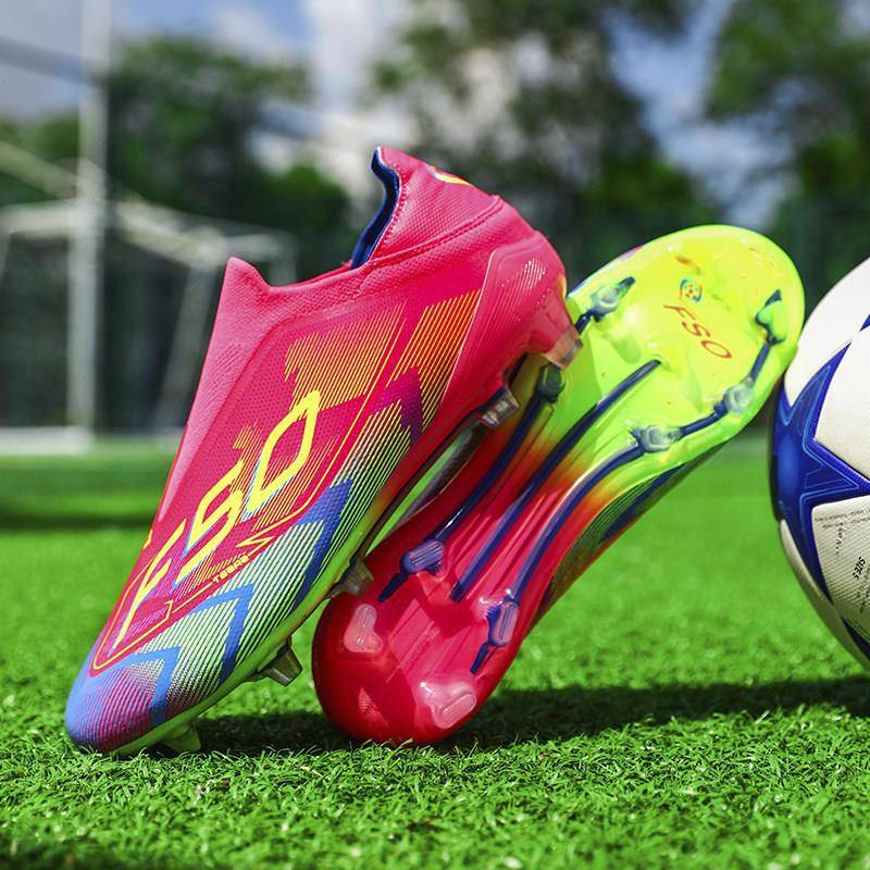 2026 new model soccer shoes, available for men, women, adults, children, and students, designed for matches, featuring long studs, AG anti-slip technology, and specifically for training and kicking