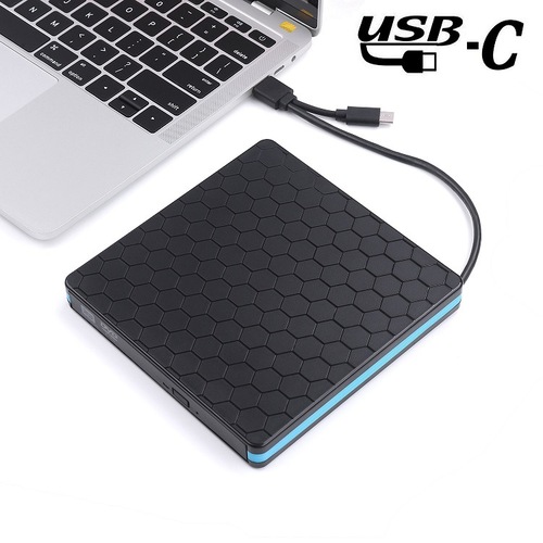 USB external optical drive, laptop DVD burner, disc player, optical drive, portable CD