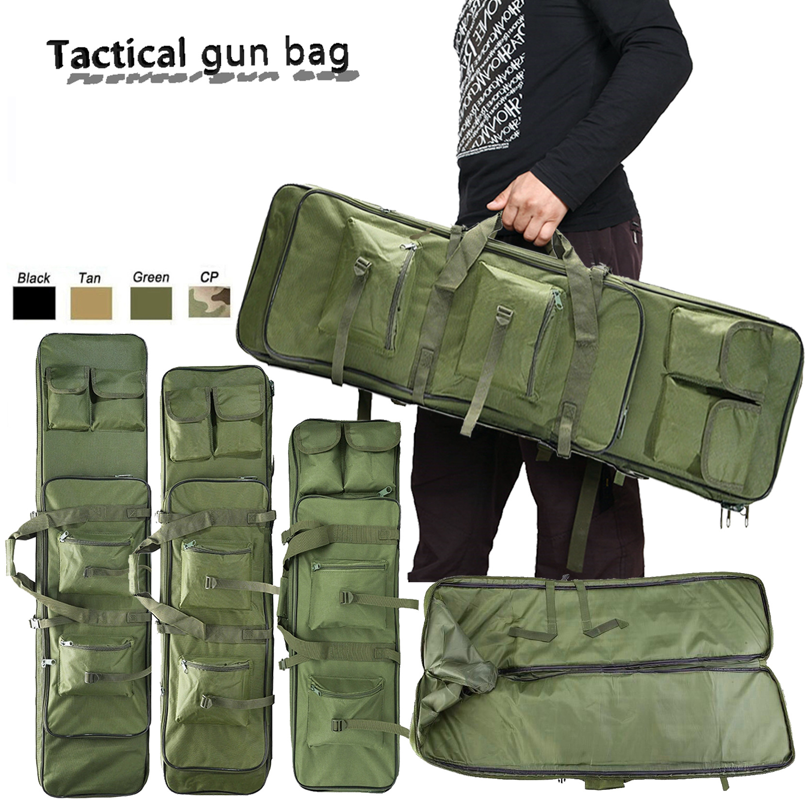 Outdoor 1.2 m tactical gun bag 1 m CS field bag 85CM shoulder portable fishing bag in stock wholesale
