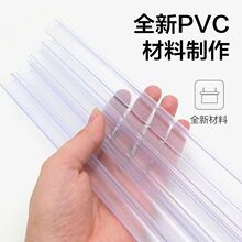 供应低压灯带卡槽透明led灯带附件  透明塑料挤出型材灯条PVC卡槽