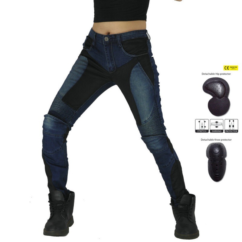 LOONG BIKER Summer Female Knight motorcycle jeans motorcycle slim fit anti-fall pants breathable riding pants LOONG BIKER Summer Female Knight motorcycle jeans motorcycle slim fit anti-fall pants breathable riding pants
