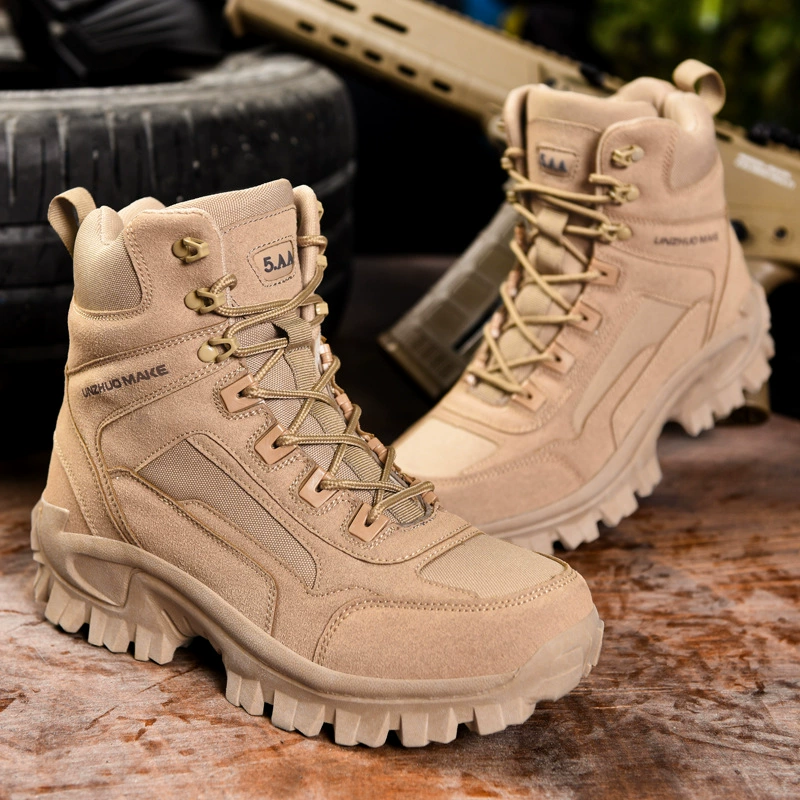 Тактические высокие ботинки (Martens) для лета, для подъёма и походов, лёгкие, для тренировок