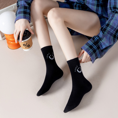 Cotton Socks Women Men Anti-Odor Breathable Moisture-Wicking Crew Socks Postpartum Socks Winter Thin Breathable Sports Spring Autumn