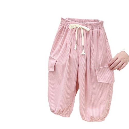 Children's Work Pants - New Fall Collection, Korean Style, Unisex, Casual Long Pants, Versatile, Dropshipping One Piece