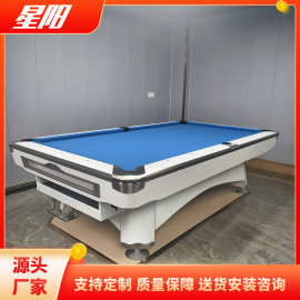 台球桌标准型法式六代九球花式家用室内商用成人美式四代二合一