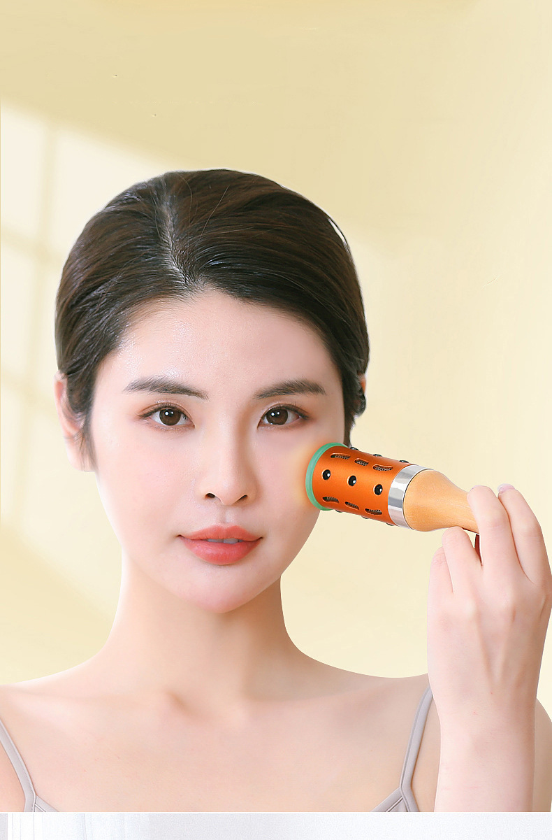 Bian Stone Facial Moxa Roller Wand Portable Eye Massage Tool with Moxa Sticks for Spa and Home Warm Therapy overview