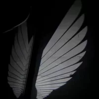 Автомобиль HD зеркало заднего вида светильник универсальный стиль Angel Wings приветственный свет проектор лазерный светодиодный ковер