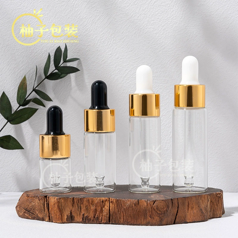 Прозрачная бутылочка для эфирных масел 10 мл, 15 мл, прямая круглая бутылочка с пипеткой, бутылочка для ароматерапии, 20 мл, бутылочка для духов