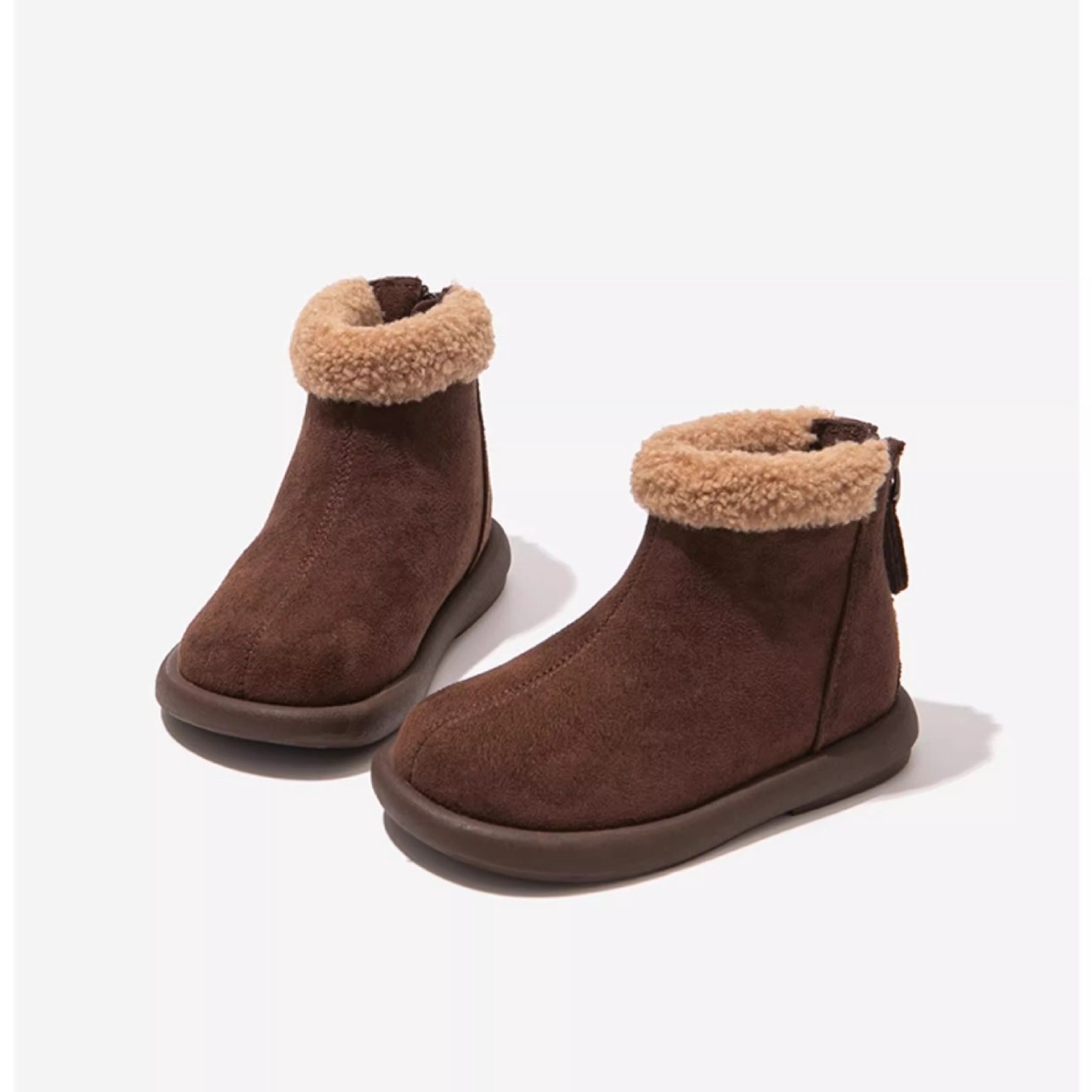 Botas de nieve de niñas 2025 invierno nuevo niño gran algodón calentamiento botas de lana Bocan botas de niñas botas cortas de lana