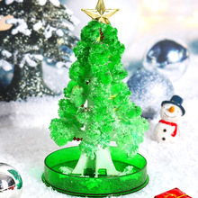 开花圣诞树纸树神奇生长创意魔法结晶树浇水diy手工玩具圣诞礼物