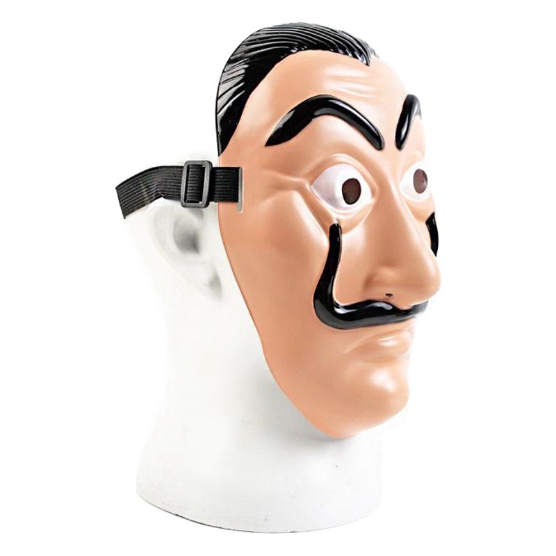 Máscara de PVC de La Casa de Papel, Estilo Dali, para Disfraces de Fiesta y Festivales