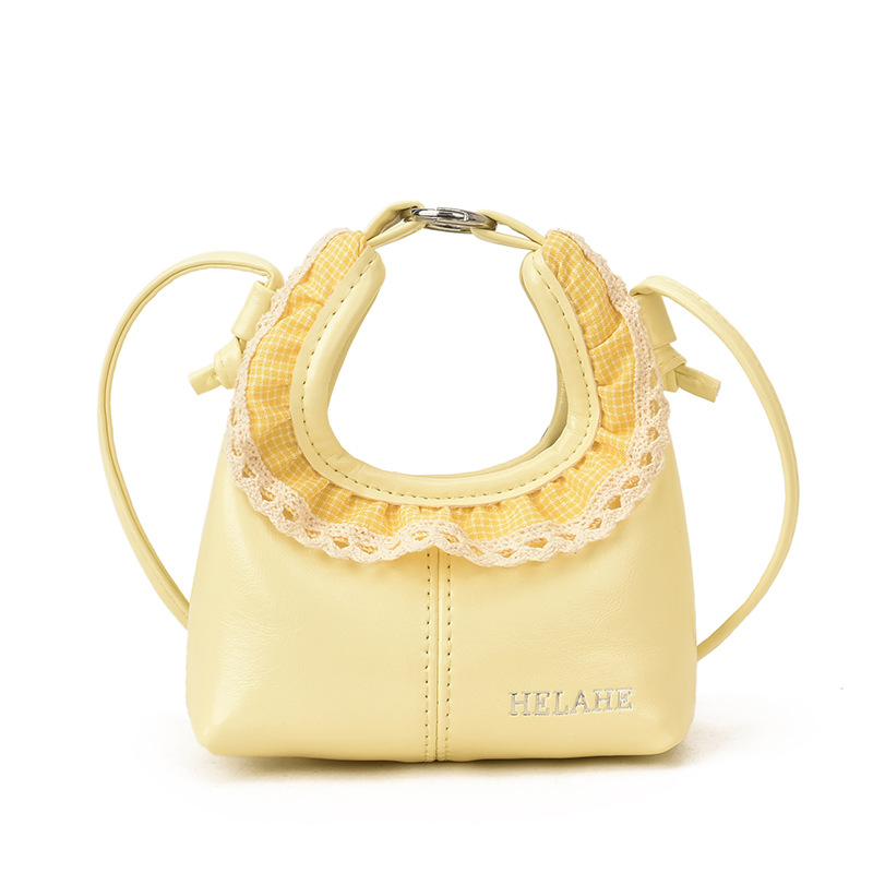 Bolsos infantiles transfronterizos dulces pequeños bolsos de encaje frescos exquisitos mini bolsos de hombro para niños y niñas