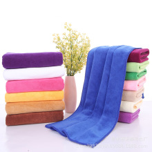 厂家批发84克加厚30x70纤维毛巾理发包头美容美发吸水速干洗车巾