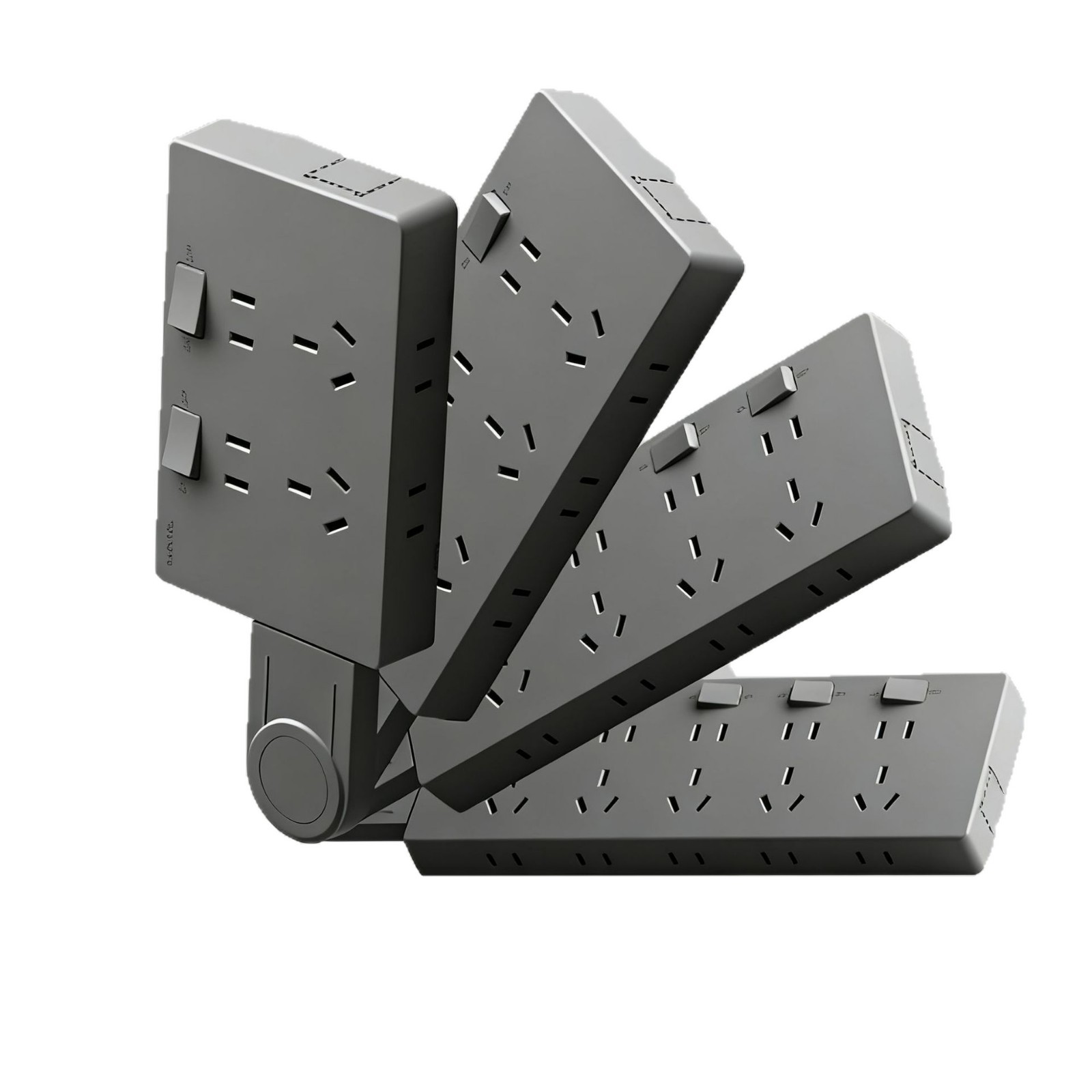 Adaptador de Enchufes Tipo 86, Extensión de Enchufes, Reemplazo In Situ, Multifuncional, de Uno a Varios Enchufes, Regleta de Enchufes, Regleta de Alimentación