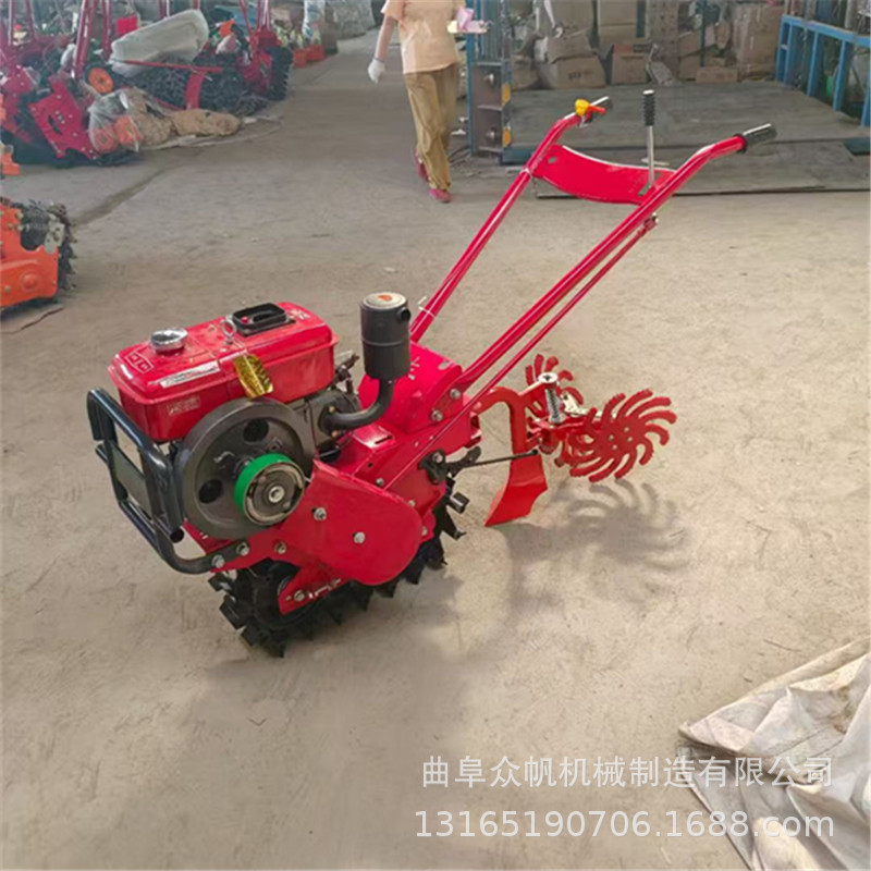 New Hot Wheels Multifunctional Trenching and Tillage Machinery Agricultural New Small Weeding Gasoline Depth Adjustable