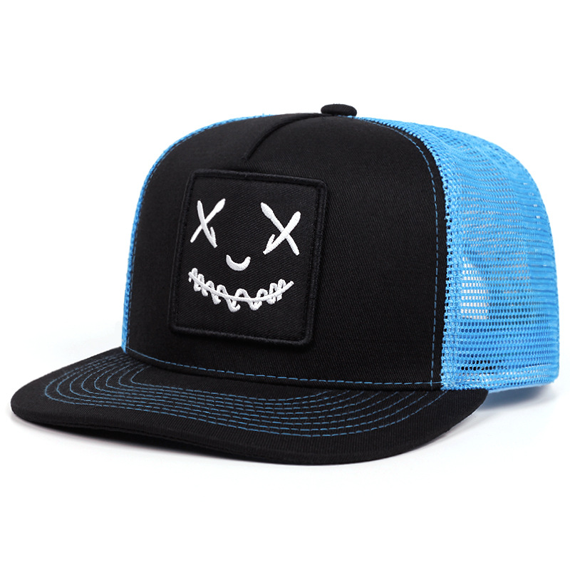 Xiyin comercio exterior caliente temu nuevo sombrero XX sonrisa bordada cuatro estaciones gorras de béisbol de todo fósforo sombreros de moda para hombres y mujeres