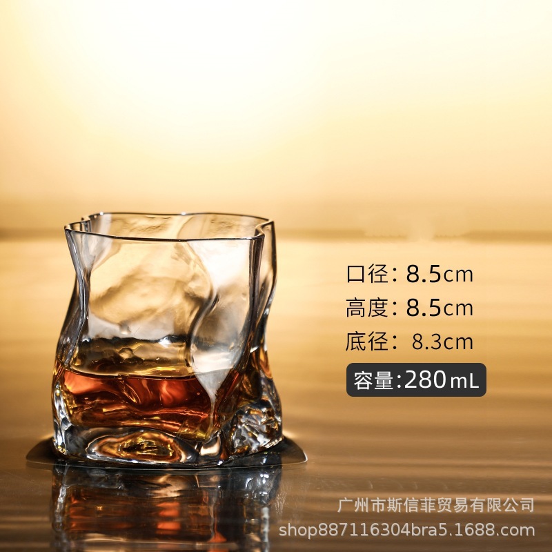 Suministro directo de fábrica de vasos de whisky, vasos de cerveza engrosados, bares transfronterizos, vasos de vino con aroma de cristal de alto valor