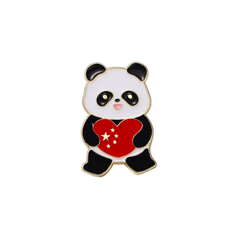 国庆节日纪念爱国胸针我爱中国胸章为人名服务国庆胸针配饰徽章|undefined