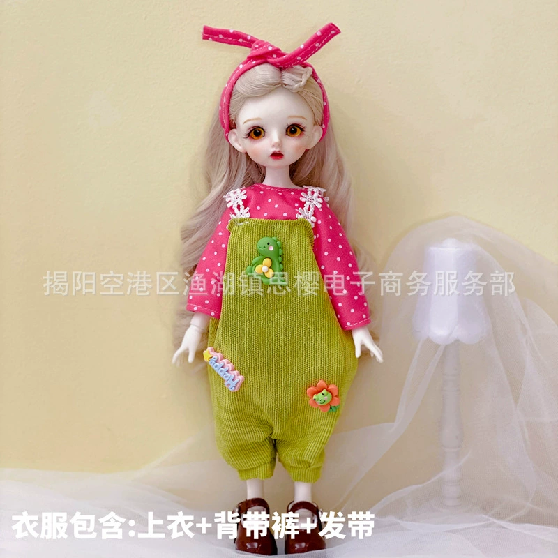 Doll clothes set, 30 cm 6-point BJD, Lolita-style outfit (multi-color YY options)