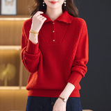 秋冬年轻女装羊毛衫高翻领毛衣女2025年新款时尚冬季保暖打底衫，女装针织衫/毛衣，妃慕昵服饰