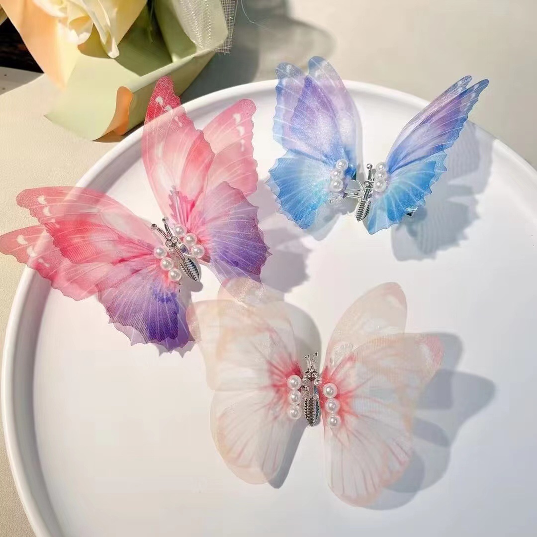 Sweet Butterfly Metal Hair Clip display picture 5