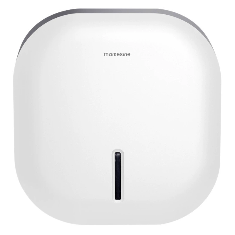 Настенная большая коробка для рулонной бумаги, коммерческая коробка для туалетной бумаги, установка без перфорации, Настенная коробка для салфеток в отеле