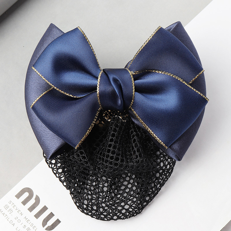 두 부분으로 구성된 골드 엣지-블루-파인 메쉬