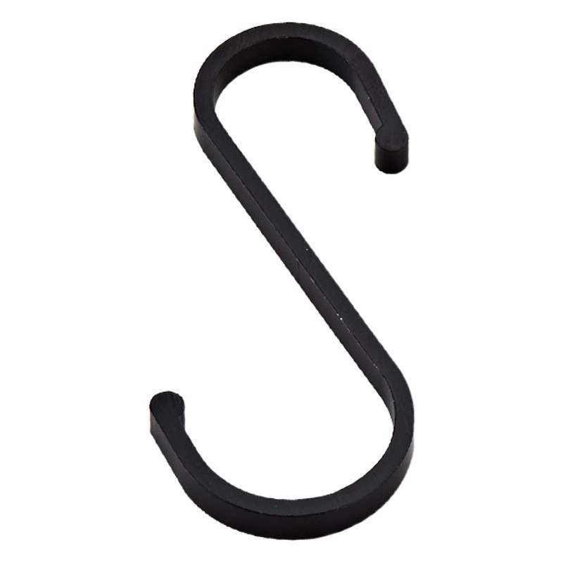 Черный S-образный крючок оптовая торговля через границу Amazon Металлическая коррозионная стойкость S-крючок крюк для одежды