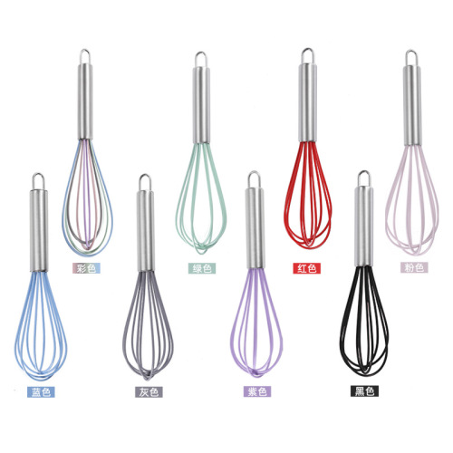 Stainless steel egg beater manual cream stirrer egg beater stick stirrer egg pump household baking tools