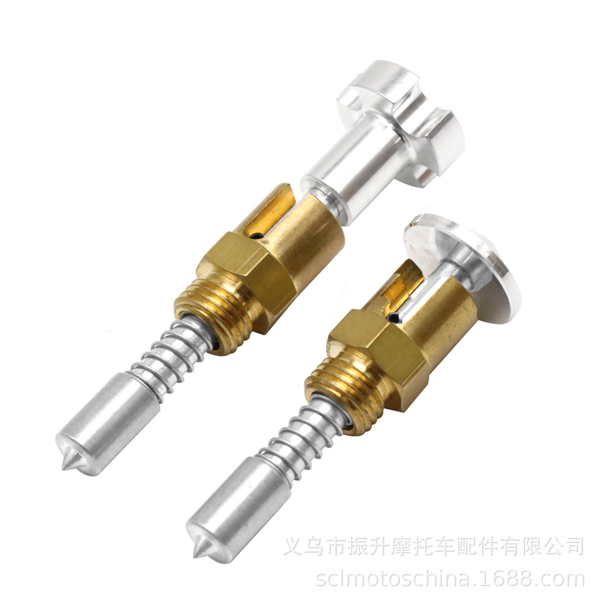 Motocicleta carburador mano pull Start amortiguador ralentí émbolo S & S Super E G B carbohidrato tornillo de ajuste