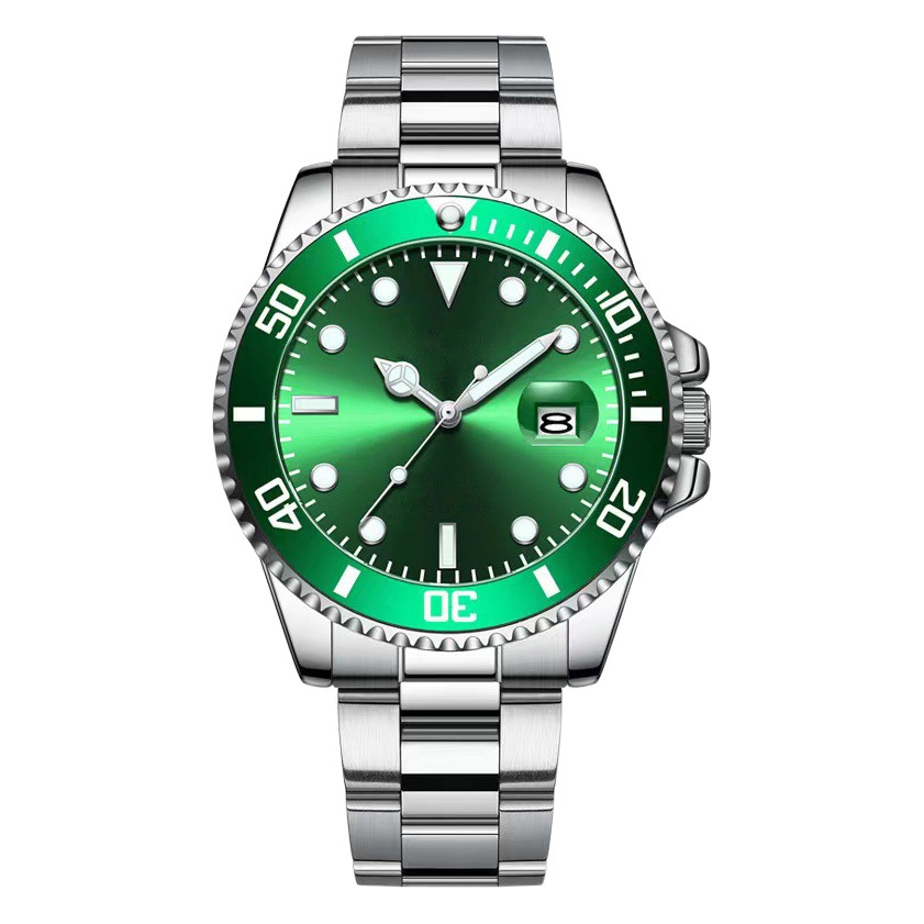 Zido marca avanzada moda casual simple cuarzo automático luminoso impermeable agua verde fantasma 1903 reloj de hombre
